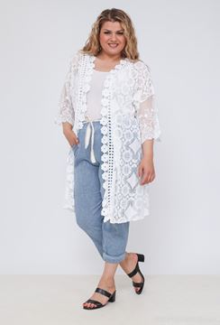 Immagine di CURVY GIRL QUALITY LACE CARDIGAN KIMONO